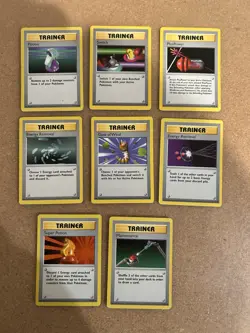 Shadowless Trainers Pokemon Card Lot Vintage WOTC - Image 1
