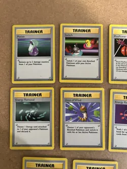 Shadowless Trainers Pokemon Card Lot Vintage WOTC - Image 3