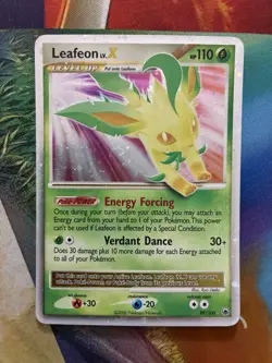 Vintage Pokemon Card Lot Fire Leafeon - Image 1