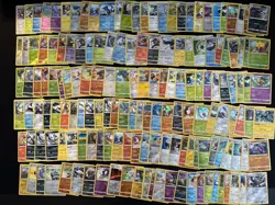 Pokemon TCG Lot 150+ Rare, Holo, Reverse Holo Cards w/ Lunala Tin Shaymin - Image 2