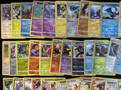 Pokemon TCG Lot 150+ Rare, Holo, Reverse Holo Cards w/ Lunala Tin Shaymin - Image 3