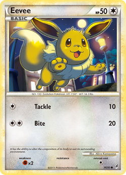 Eevee 56/95 Common | Call of Legends | Pokemon Card - Image 1