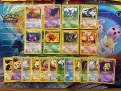 Vintage Pokemon Card Lot WOTC Dragonite First Edition Gengar Ditto - Image 2