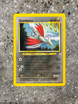 Pokemon TCG Cards Skarmory 23/64 Neo Revelation Rare LP - Image 1