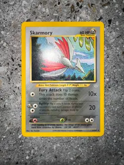 Pokemon TCG Cards Skarmory 23/64 Neo Revelation Rare LP - Image 3