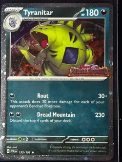 Tyranitar (Paldea Evolved Stamp) Promo Miscellaneous Cards & Products 135/193 NM - Image 1