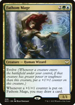 Fathom Mage [Streets of New Capenna Commander] MTG - Image 1