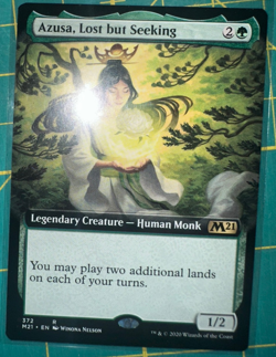 Azusa, Lost but Seeking (Extended Art) Core Set 2021 Regular 372 - Image 1