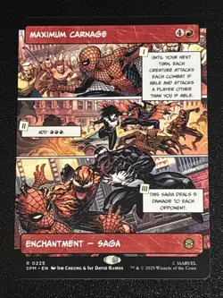 MTG Universes Beyond: Spider-man Maximum Carnage Borderless 0225 NM Rare - Image 1