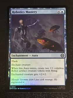 MTG Universes Beyond: Spider-man Robotics Mastery Foil 0041 NM - Image 1