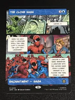 MTG Universes Beyond: Spider-man The Clone Saga Borderless 0219 NM Rare - Image 1