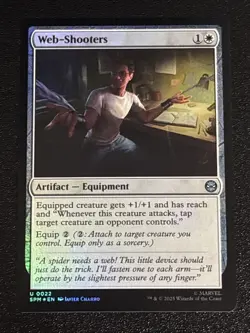 MTG Universes Beyond: Spider-man Web-Shooters Foil 0022 NM - Image 1