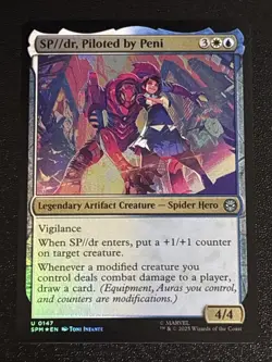 MTG Universes Beyond: Spider-man SP dr, Piloted by Peni Foil 0147 NM - Image 1