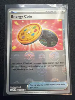 Energy Coin 081/086 Poke Ball Pattern Black Bolt Pokemon TCG - Image 1