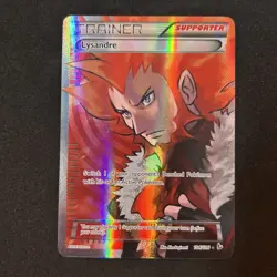2014 Pokemon XY Flashfire Lysandre #104/106 Full Art - Image 1