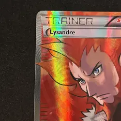 2014 Pokemon XY Flashfire Lysandre #104/106 Full Art - Image 3