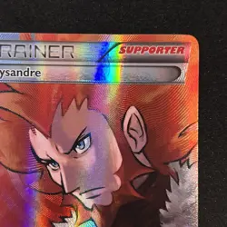 2014 Pokemon XY Flashfire Lysandre #104/106 Full Art - Image 4