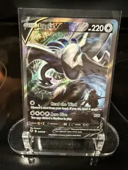 Lugia V 186/195 Silver Tempest Ultra Rare Full Art Holo Pokemon TCG - Image 1