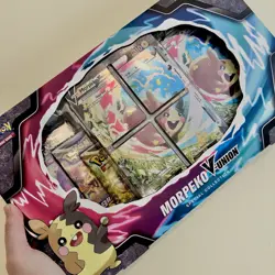 Pokemon TCG: Morpeko V-Union Special Collection Box 4 Boosters New Factory Seal 820650850196 - Image 1