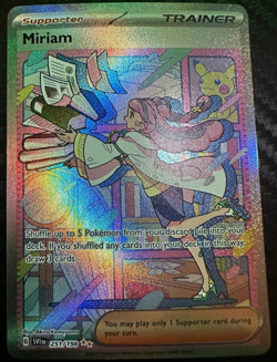 Pokemon Miriam Trainer Special Illustration Rare Full Art Holo SV01 251/198 - Image 1