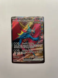 Roaring Moon ex 229/182 Sv04: Paradox Rift Holo Pokemon TCG NM - Image 1