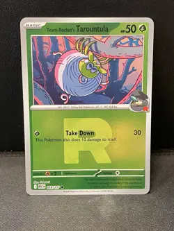 Pokemon Team Rocket's Tarountula “R” Symbol 018/217 Reverse Holo Ascended TCG NM - Image 1