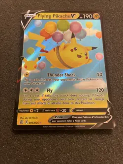 Flying Pikachu V 006/025 Celebrations NM -M Ultra Rare Pokemon Card - Image 2