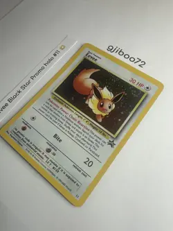 Pokemon - Eevee Black Star Promo 11 Holo - Rare - 1999-2000 WoTC - Image 2