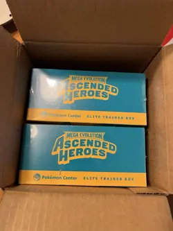 Ascended Heroes Pokemon Center Elite Trainer Box 2X (ETB) 2/20 CONFIRMED SHIPPED - Image 3