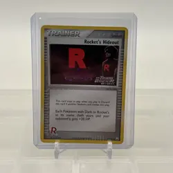 Pokemon Rocket's Hideout 87/109 Team Rocket Returns Reverse Holo! - Image 1