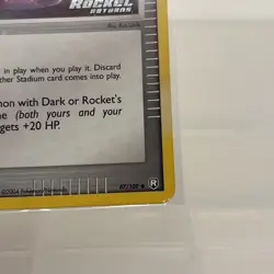 Pokemon Rocket's Hideout 87/109 Team Rocket Returns Reverse Holo! - Image 2