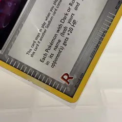 Pokemon Rocket's Hideout 87/109 Team Rocket Returns Reverse Holo! - Image 4