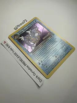 Pokemon Dark Gyarados 8/82 WotC Team Rocket Prerelease Holo Rare Promo NM - Image 3