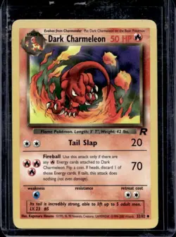 2000 Pokemon Team Rocket Dark Charmeleon #32/82 - Image 1