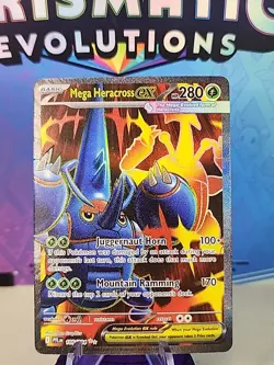 Pokemon Mega Heracross EX 108/094 Phantasmal Flames Full Art Ultra Rare - Image 1