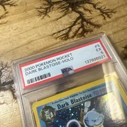 2000 POKEMON ROCKET #3 DARK BLASTOISE-HOLO PSA 5 3/82 - Image 3