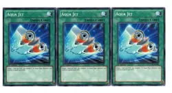 Yugioh- 3X Aqua Jet - Common - 1st Edition - GENF-EN048 - Light Play - Image 1