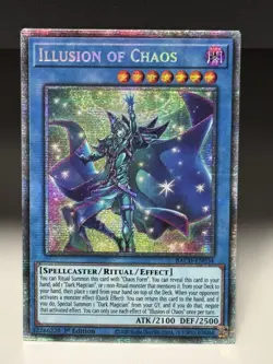 Illusion Of Chaos BACH-EN034 Starlight Rare Yugioh #1 - Image 1