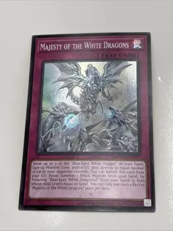 Yu-Gi-Oh Majesty of the White Dragons Trap SDWD EN027 Holo - Image 1