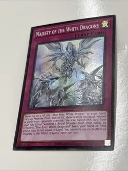 Yu-Gi-Oh Majesty of the White Dragons Trap SDWD EN027 Holo - Image 2