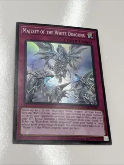 Yu-Gi-Oh Majesty of the White Dragons Trap SDWD EN027 Holo - Image 3