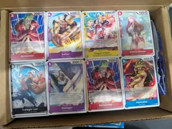 Around 1200 One Piece TCG Cards Bulk Lot - C , UC, L Mostly OP14 - Image 1