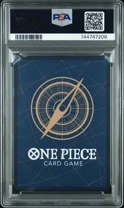 2025 ONE PIECE OP12-037 ALTERNATE ART DEAD MAN'S GAME PSA 10 - Image 2