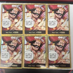 One Piece OP13 EN Alternate Art Gold Don!! Card Gol.D.Roger - Image 1