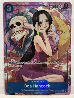 One Piece: Carrying On His Will Boa Hancock #OP13-051 Alternate Art Foil MINT - Image 1