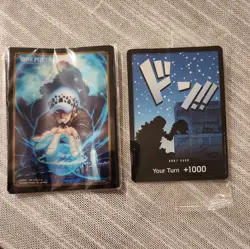 One Piece TCG Devil Fruit Volume 3 Don & Sleeve Blue Law - Image 1