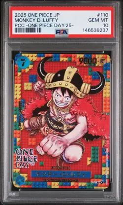 2025 ONE PIECE JPN PREMIUM COLLECTION ONE PIECE DAY'25 MONKEY D LUFFY PSA 10 - Image 1