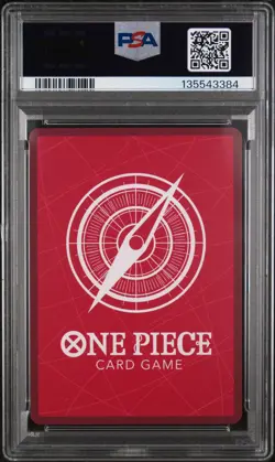 2025 ONE PIECE OP11-A FIST OF DIVINE SPEED ALTERNATE ART MONKEY D. LUFFY PSA 10 - Image 2