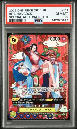 2025 ONE PIECE JPN OP14-THE AZURE SEA'S SEVEN #112 BOA HANCOCK PSA 10 - Image 1