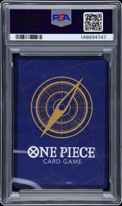 2022 ONE PIECE OP01-ROMANCE DAWN MANGA ALTERNATE ART #120 SHANKS PSA 10 - Image 2